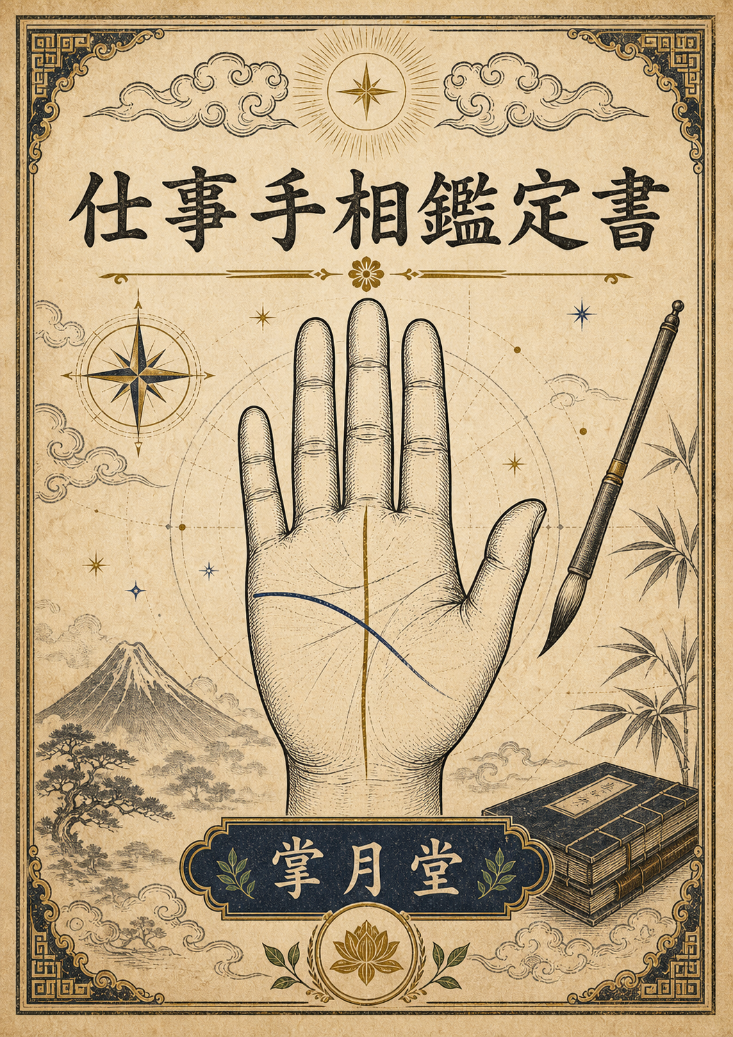 仕事手相鑑定書のサンプル